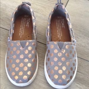 Toms shoes girls youth size 12